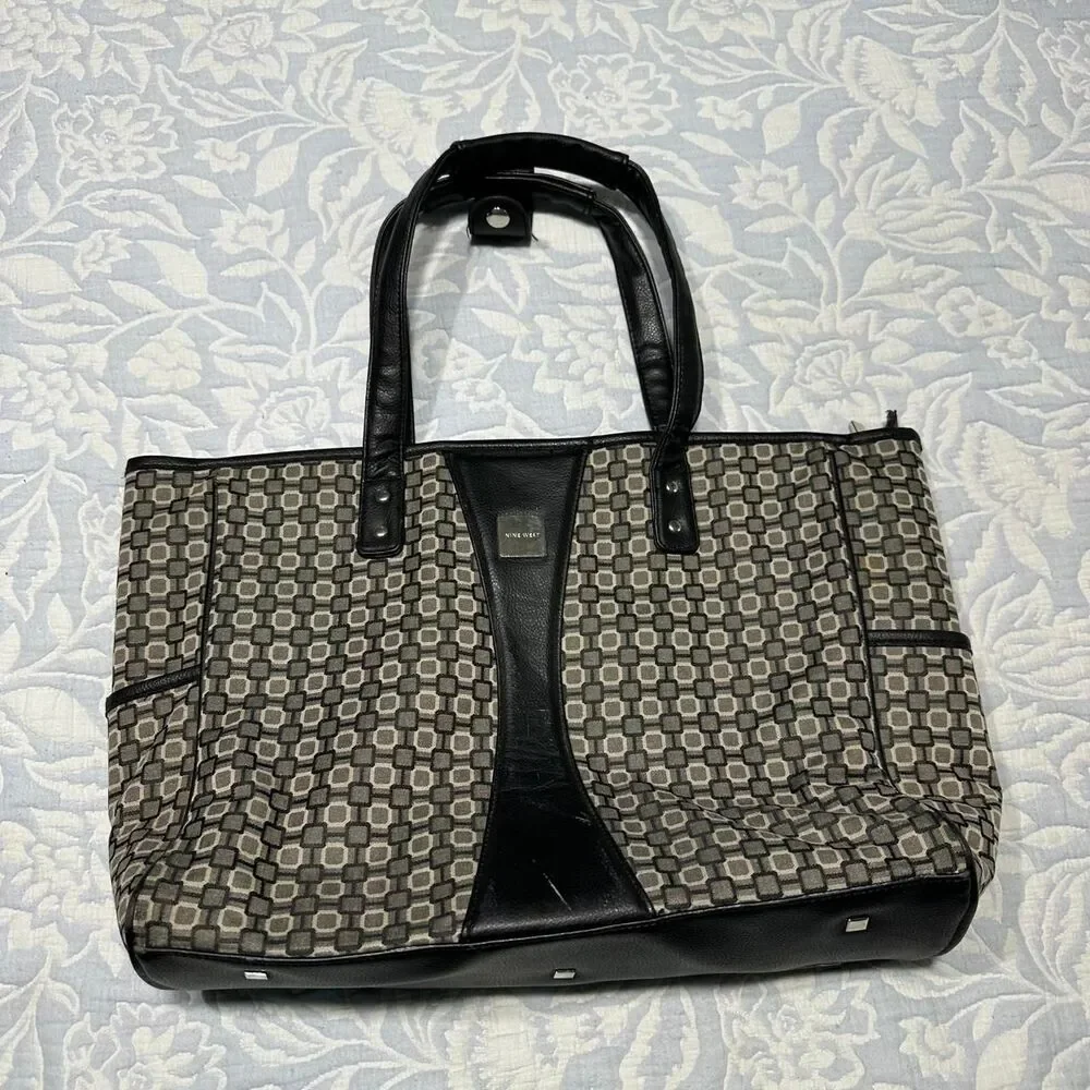 Nine-west Women's Black and Brown Bag
